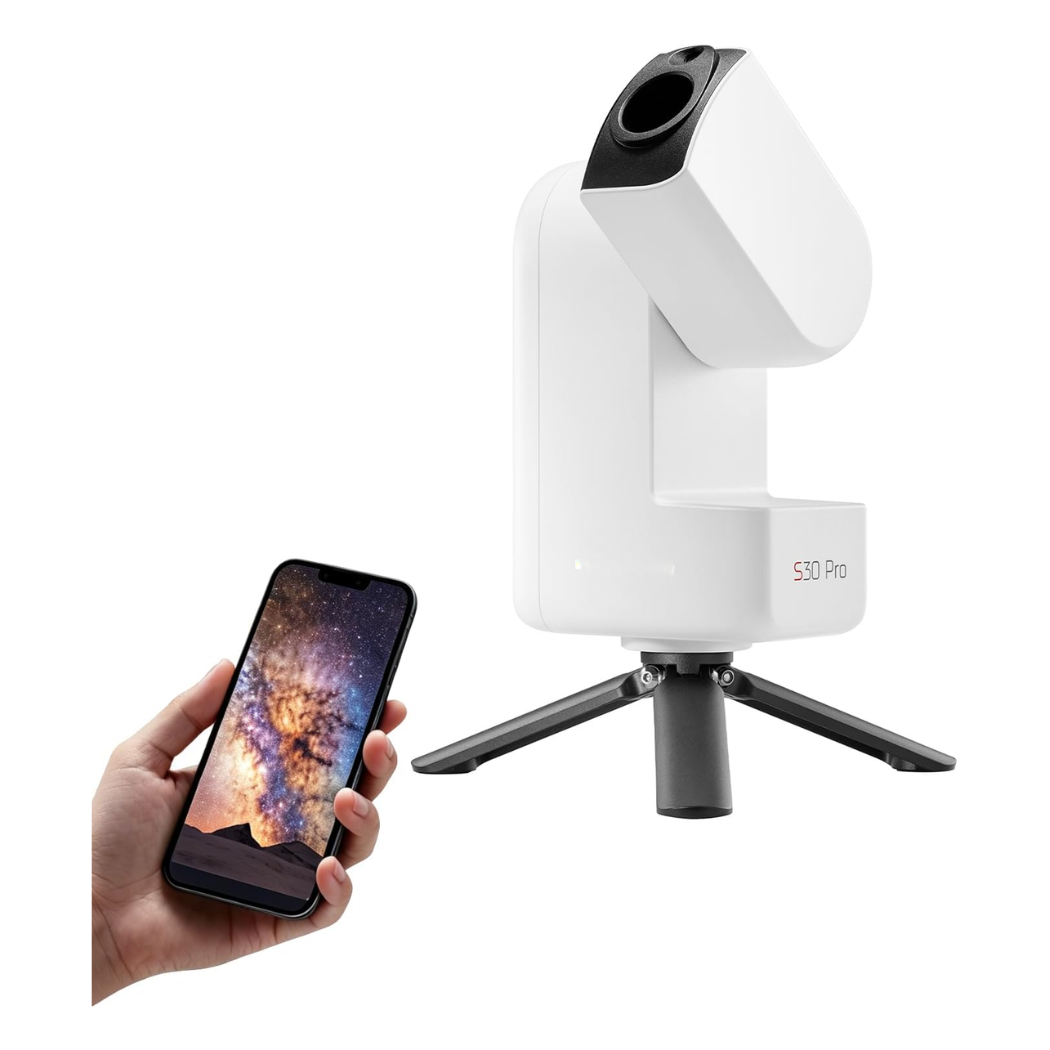 App-controlled astrophotography smart telescope